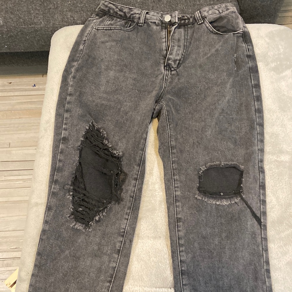 Black jeans. Size Medium. Straight cut.